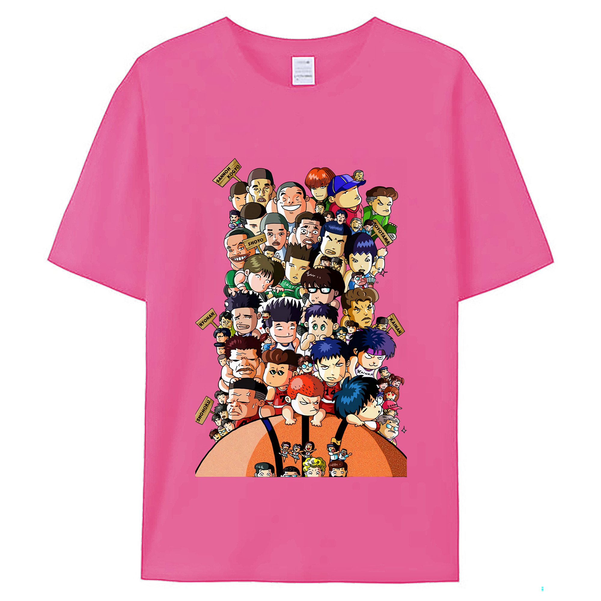 （画像用） SLAM DUNK／スラムダンク レディースカジュアルプリントTシャツ（綿100％）